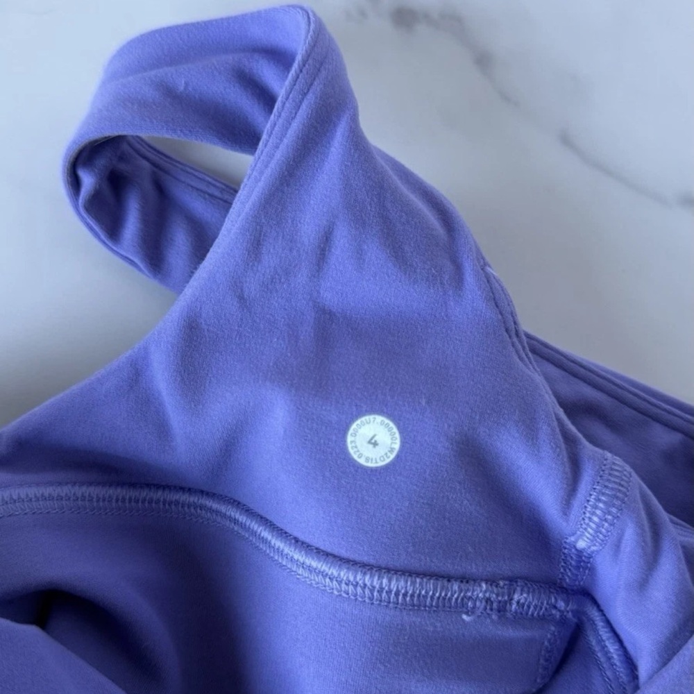lululemon athletica Align V neck bra a/b cup - dark lavender purple size 4 - Picture 5 of 5